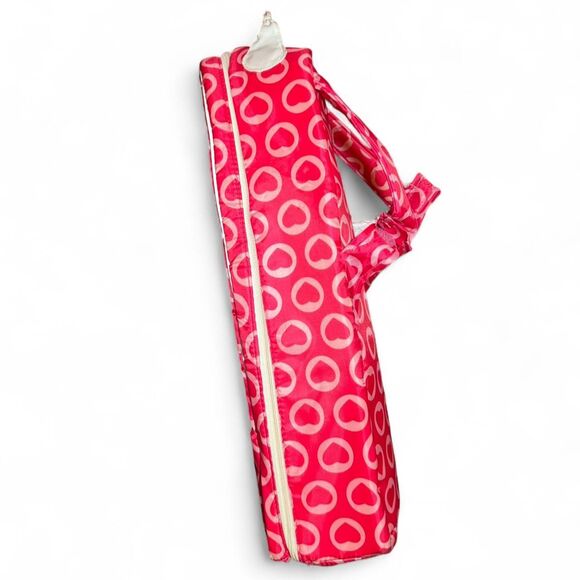 Our Generation 18” Doll Carrier Sleeping Bag Heart Print Pink Backpack - Picture 4 of 8